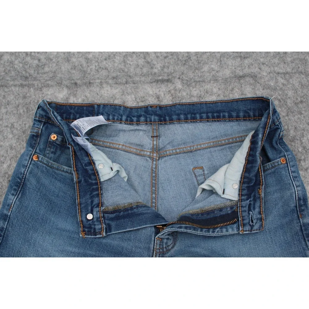 Levi's 511 Jeans‎ Men's 34x32 (Tag 34x34) Blue Stretch Slim Fit Straight Denim